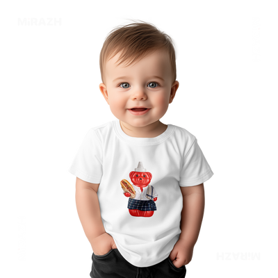 SosKhersiBandari Baby T Shirt 03 White