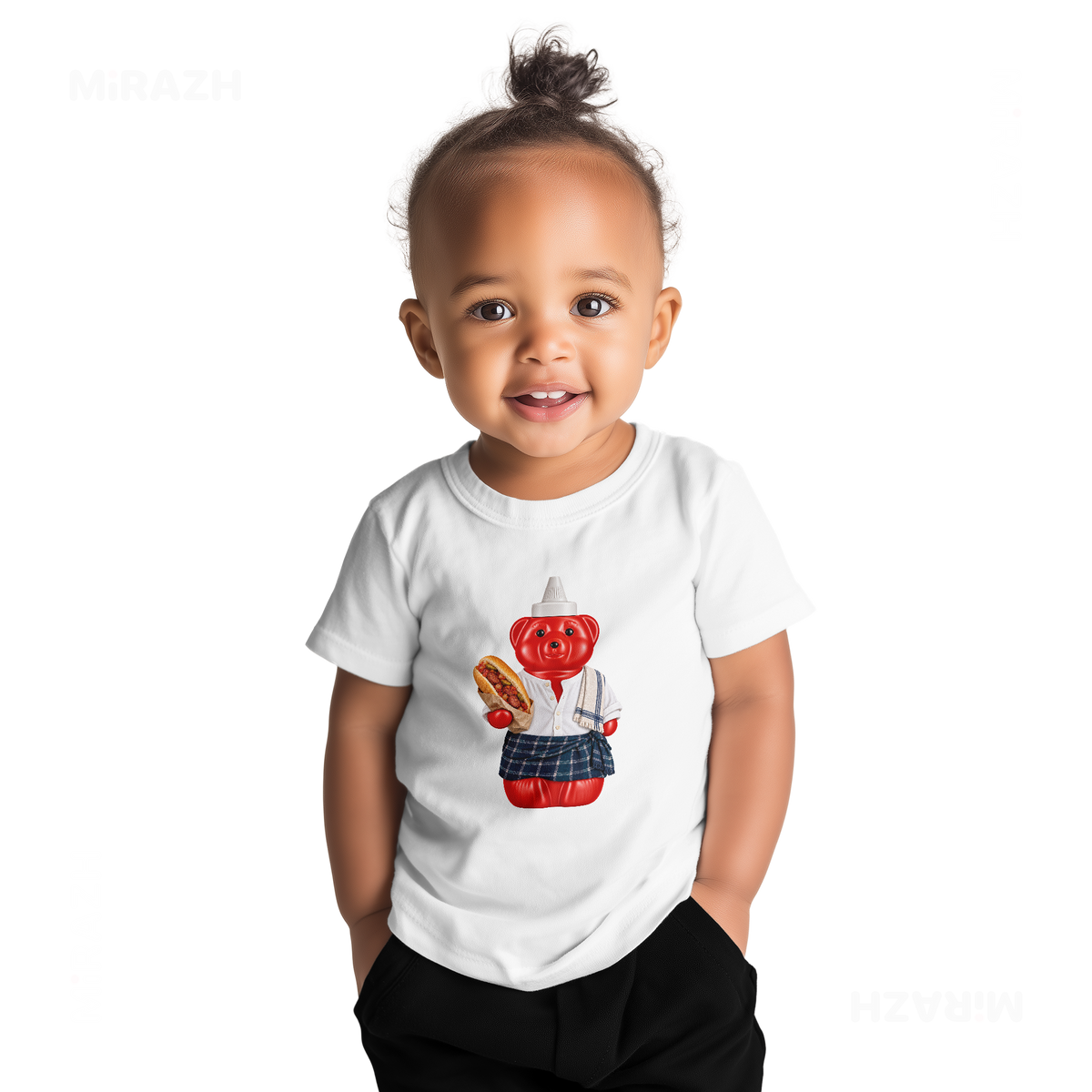 SosKhersiBandari Baby T Shirt 04 White
