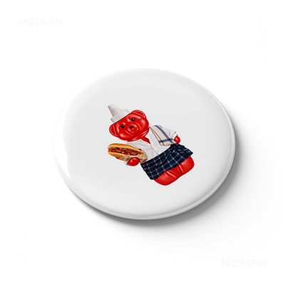 SosKhersiBandari Button Magnet 03 Round