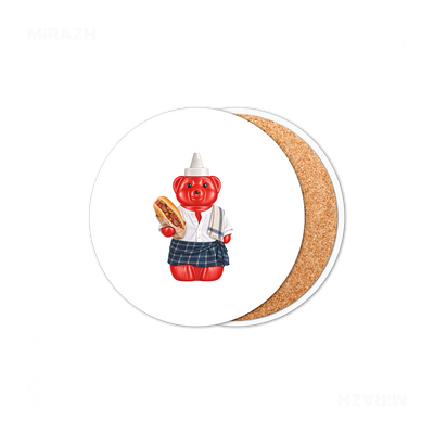 SosKhersiBandari Ceramic Coaster 01 Round