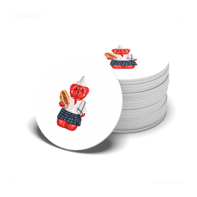 SosKhersiBandari Ceramic Coaster 06 Round