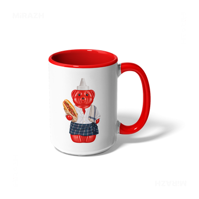 SosKhersiBandari Ceramic Mug 01 White Red
