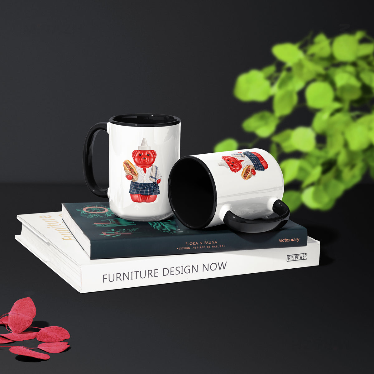 SosKhersiBandari Ceramic Mug 02 White Black