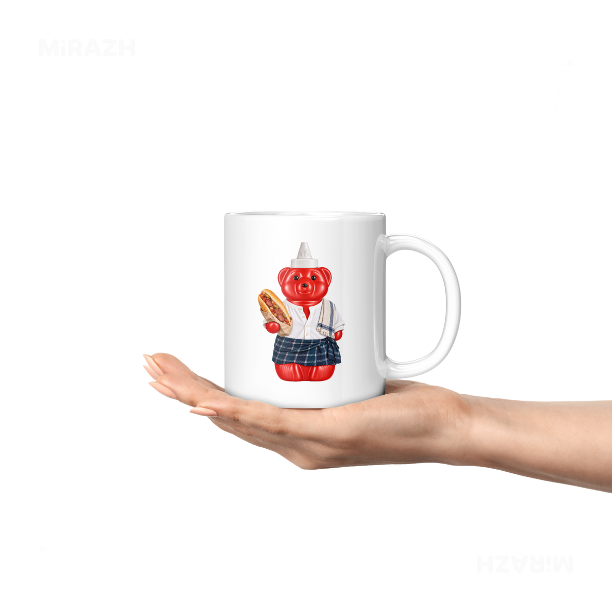SosKhersiBandari Ceramic Mug 04 White