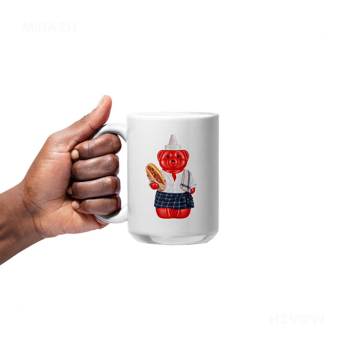 SosKhersiBandari Ceramic Mug 05 White