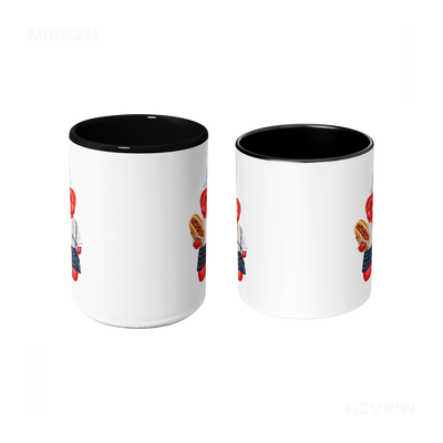 SosKhersiBandari Ceramic Mug 09 White Black