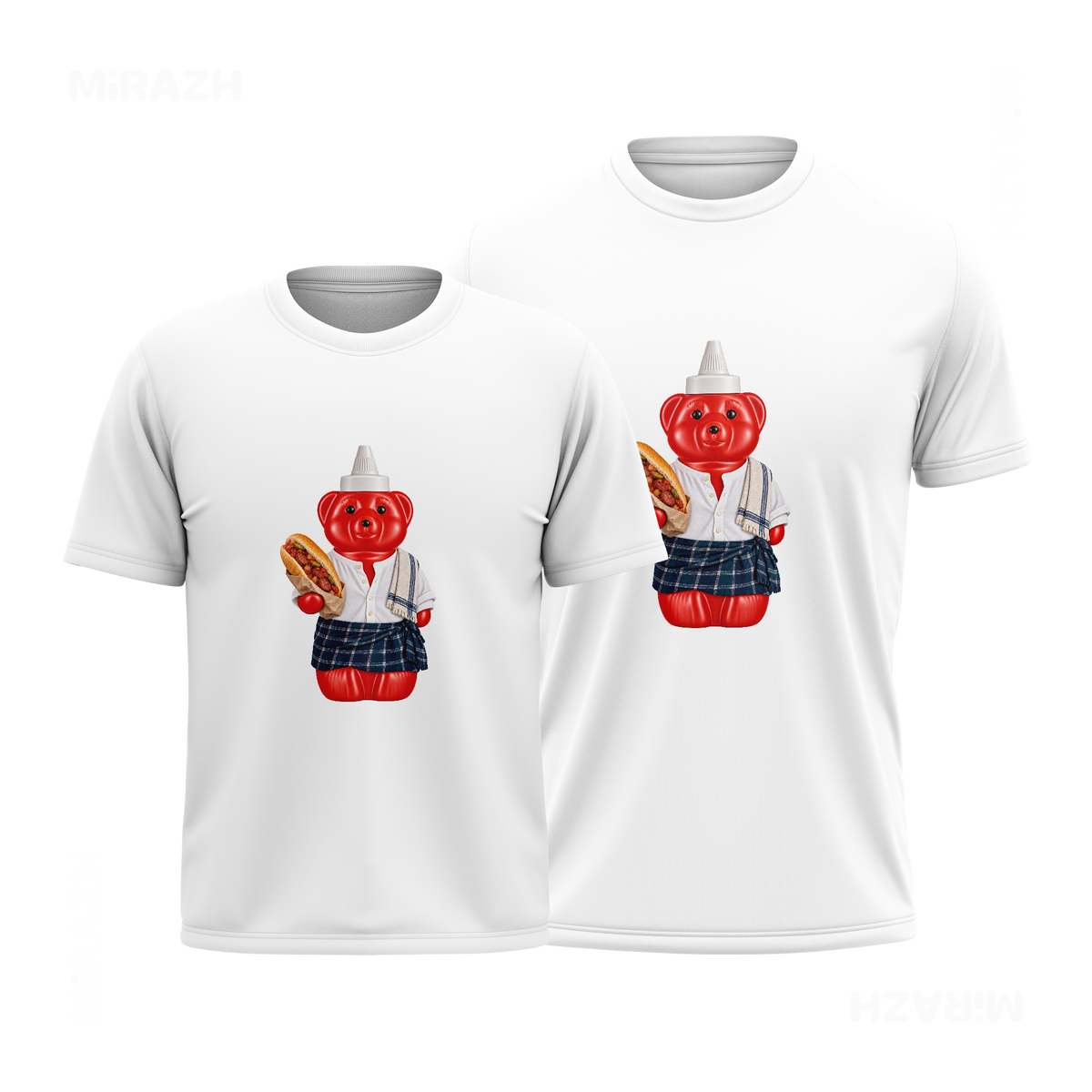 SosKhersiBandari Couple T Shirt 01 White