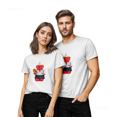 SosKhersiBandari Couple T Shirt 02 White