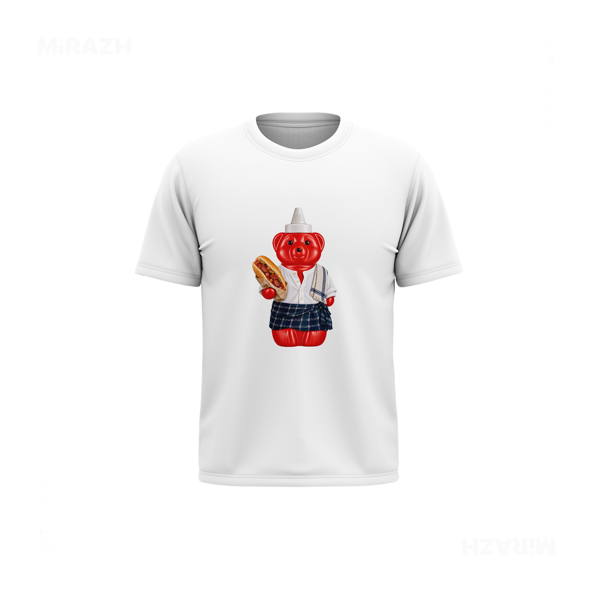 SosKhersiBandari Couple T Shirt 03 White