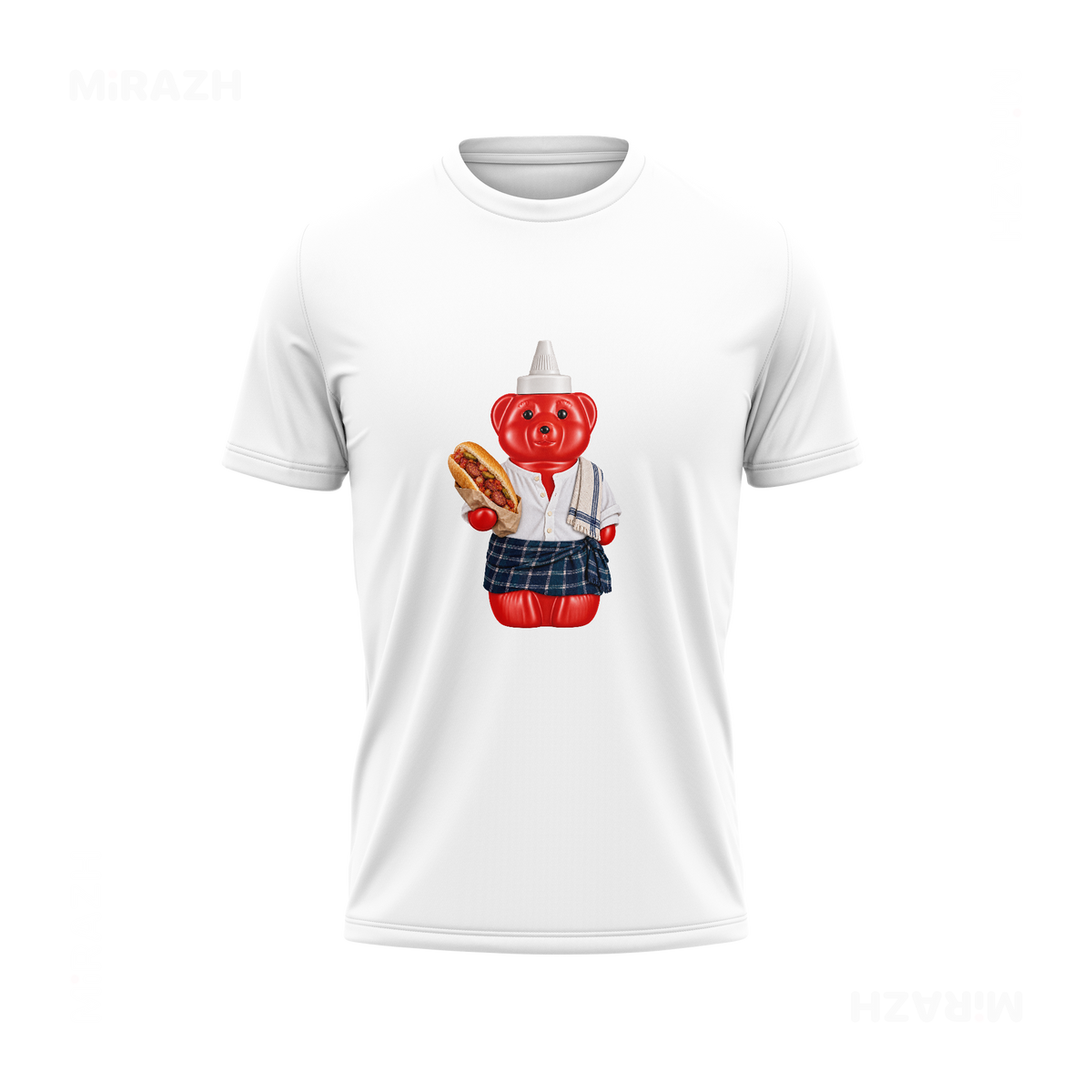 SosKhersiBandari Couple T Shirt 04 White
