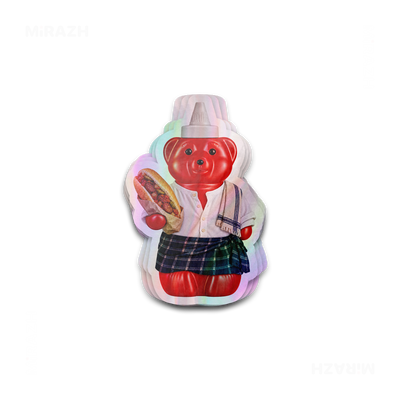 SosKhersiBandari Die Cut Holographic Sticker 01