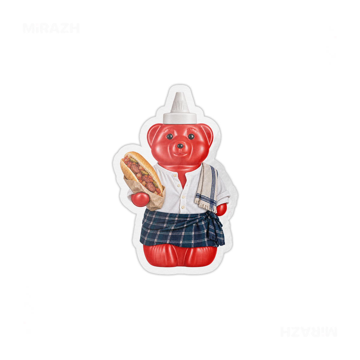 SosKhersiBandari Die Cut Magnet 01