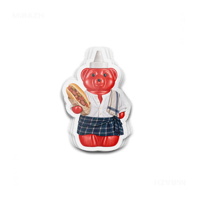 SosKhersiBandari Die Cut Outdoor Sticker 01 White