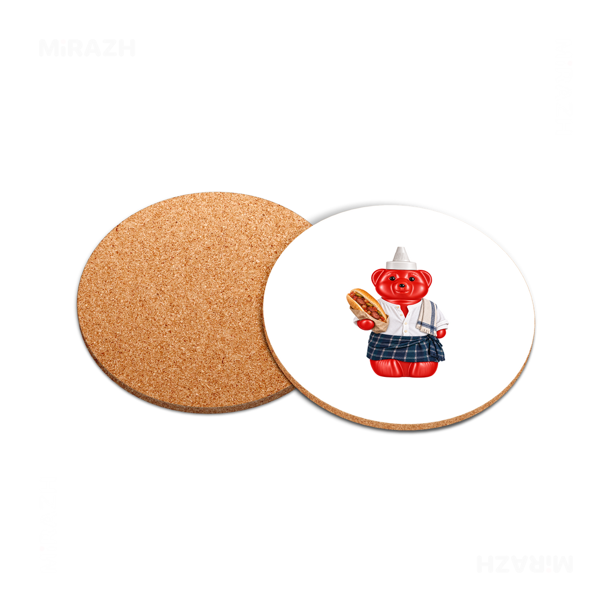 SosKhersiBandari High Gloss Coaster 05 Round