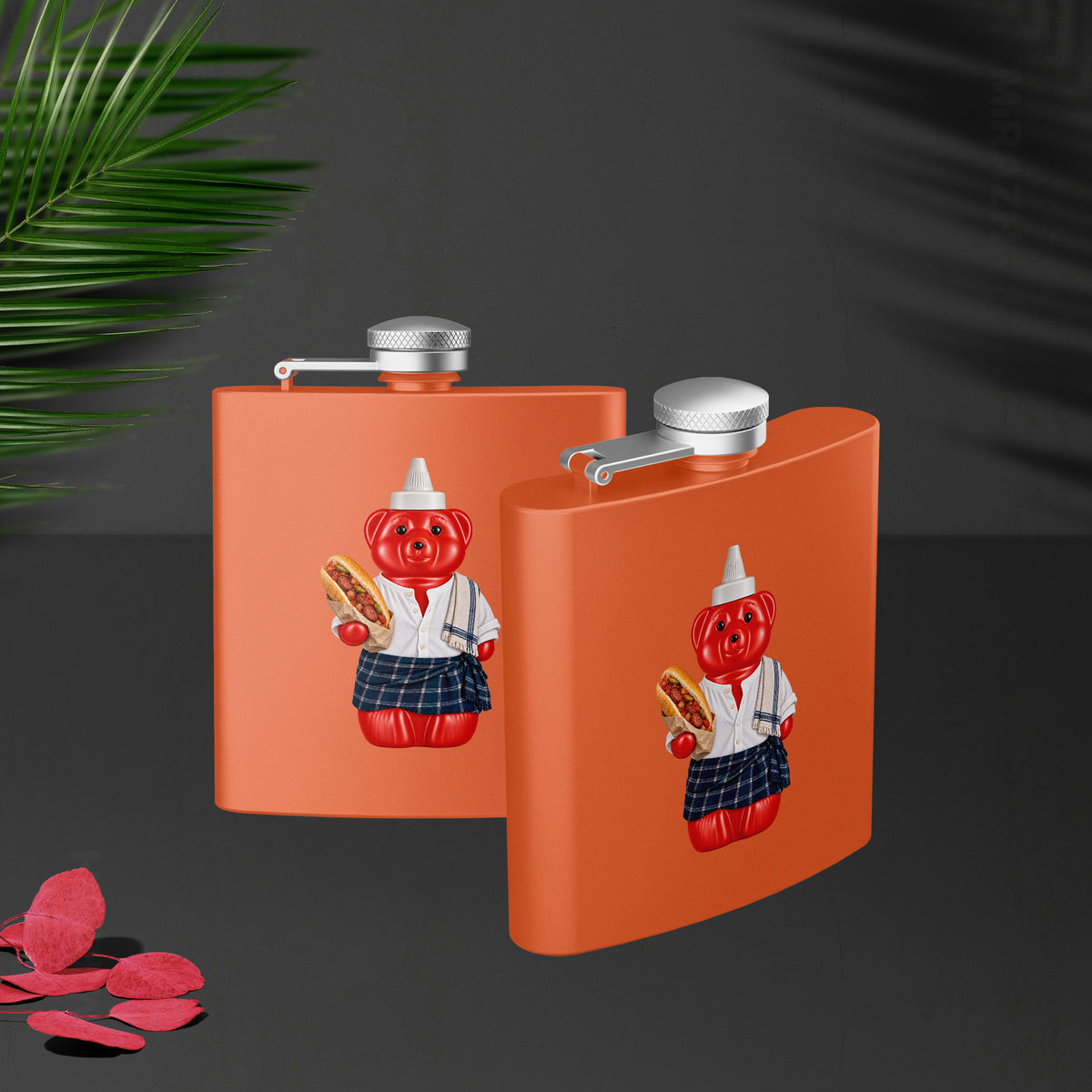 SosKhersiBandari Hip Flasks 02 Orange