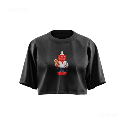 SosKhersiBandari Over Sized Crop Top 01 Faded Black