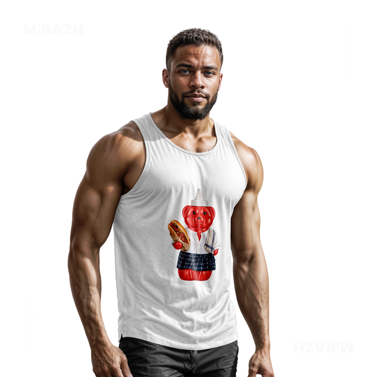 SosKhersiBandari Tank Tops 02 White