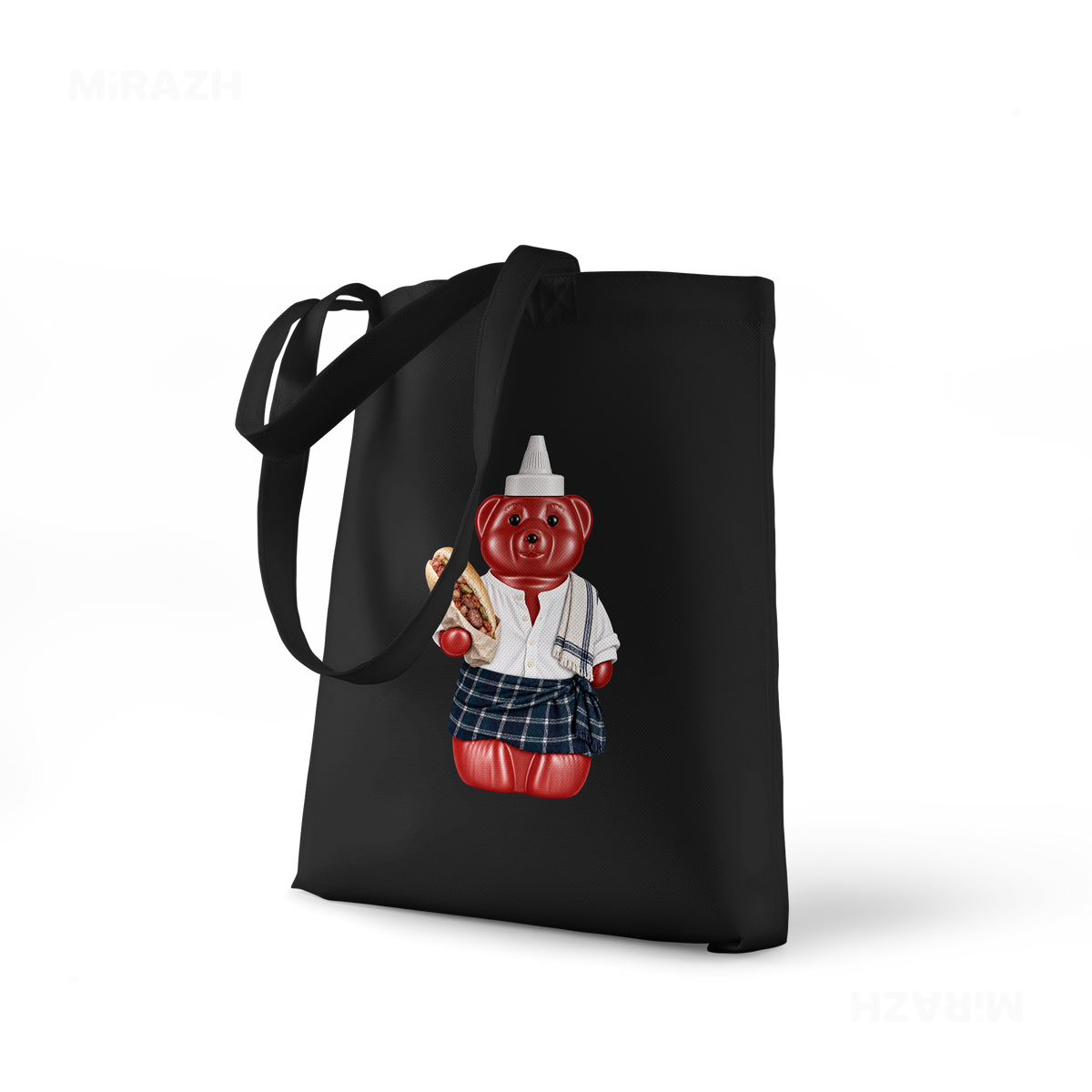 SosKhersiBandari Tote Bags 01 Black