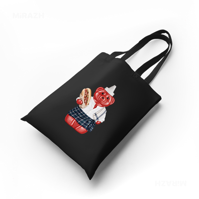 SosKhersiBandari Tote Bags 04 Black