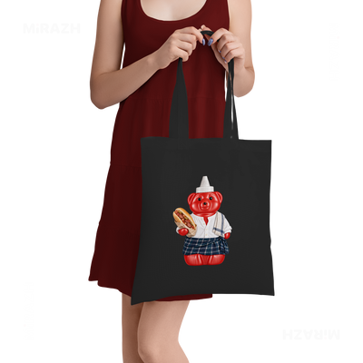 SosKhersiBandari Tote Bags 05 Black