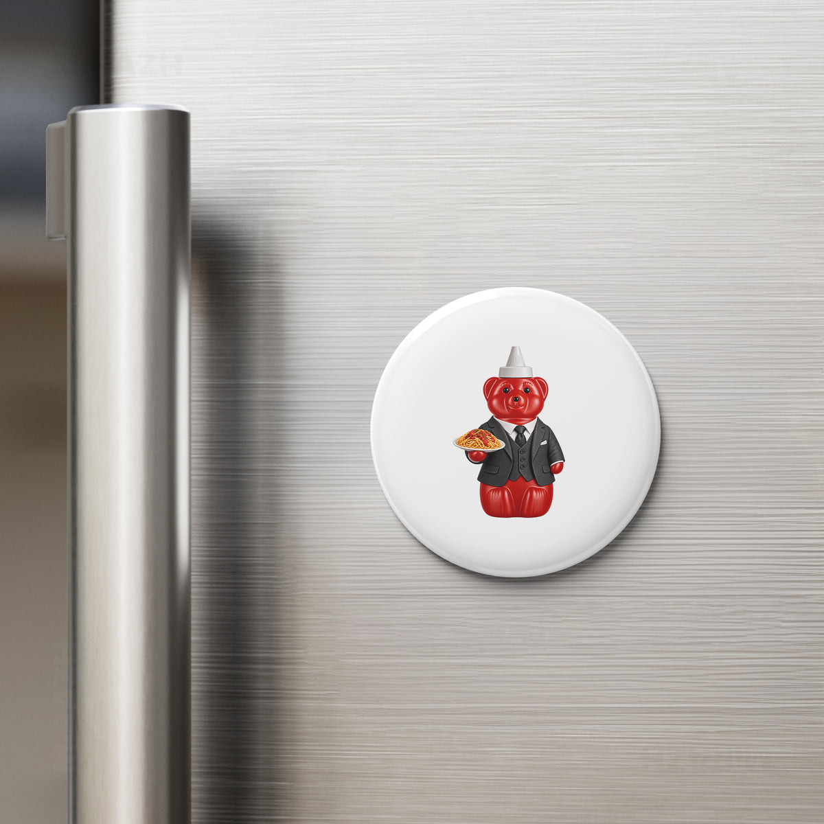 SosKhersiMakaroni Button Magnet 02 Round