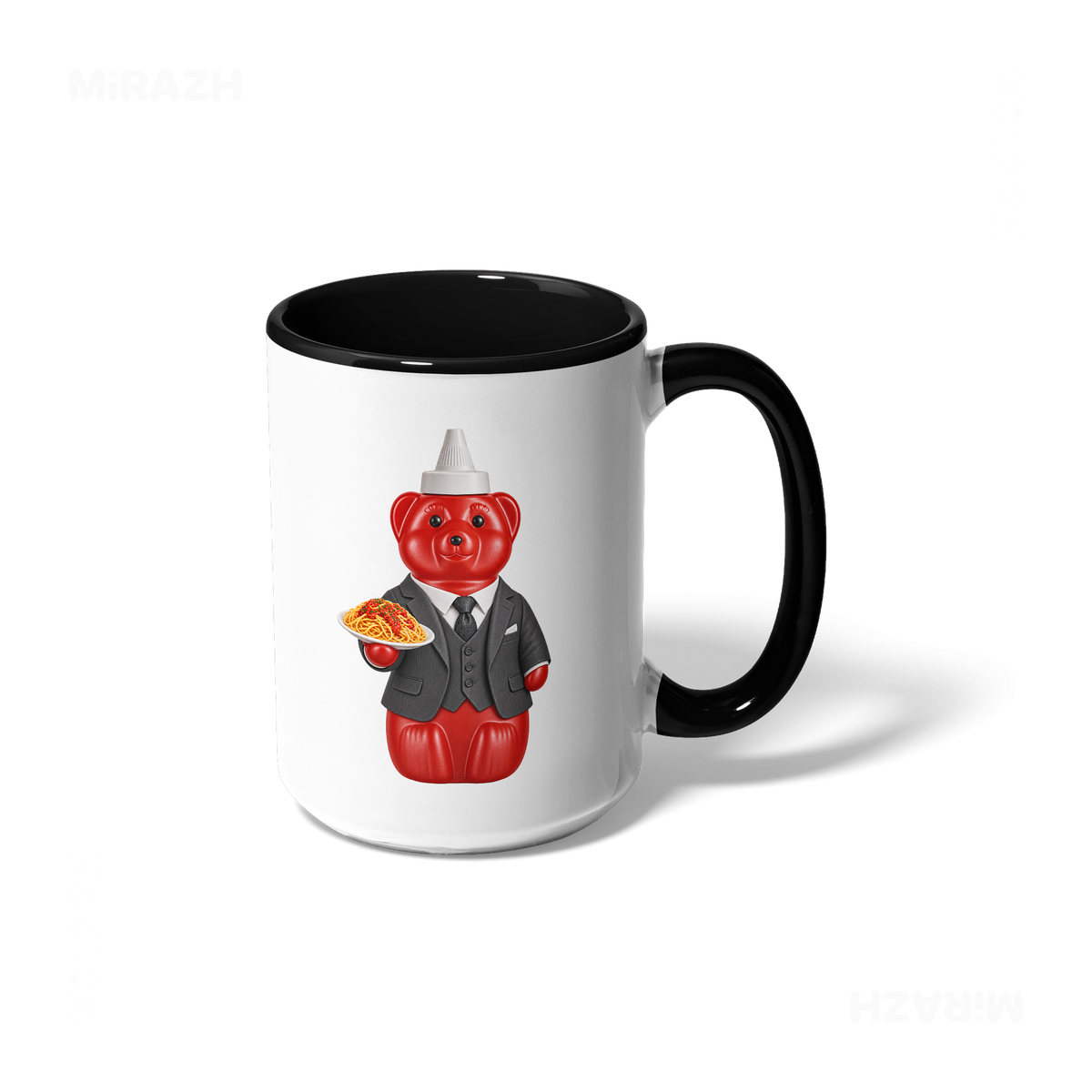 SosKhersiMakaroni Ceramic Mug 01 White Black