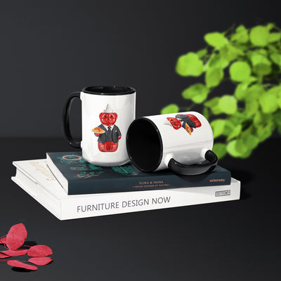 SosKhersiMakaroni Ceramic Mug 02 White Black