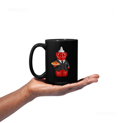 SosKhersiMakaroni Ceramic Mug 03 Black