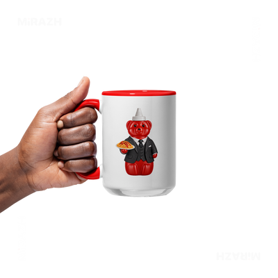 SosKhersiMakaroni Ceramic Mug 05 White Red
