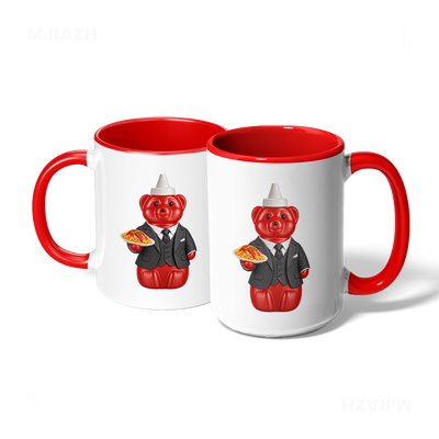 SosKhersiMakaroni Ceramic Mug 07 White Red