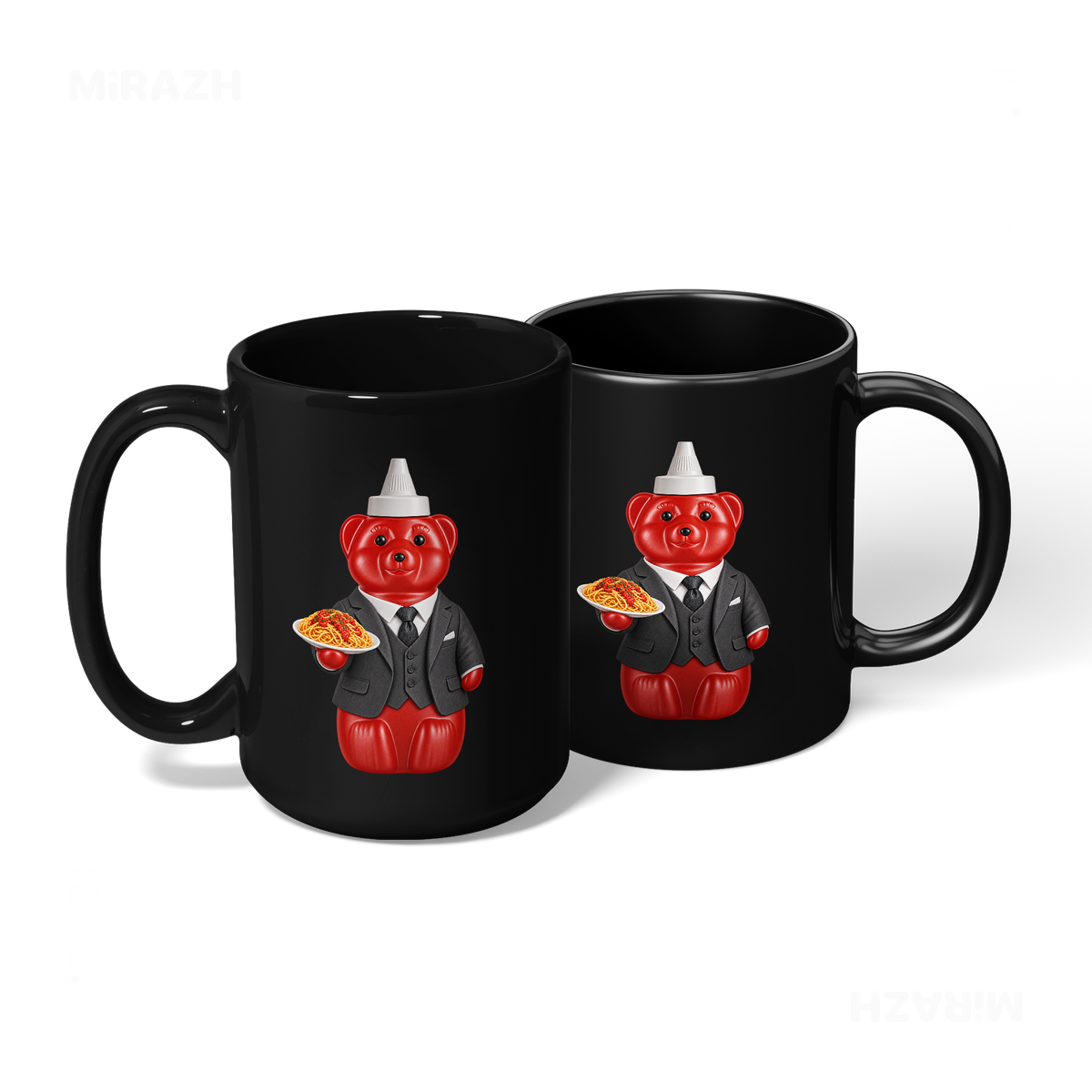 SosKhersiMakaroni Ceramic Mug 08 Black