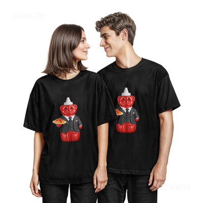 SosKhersiMakaroni Couple T Shirt 05 Black