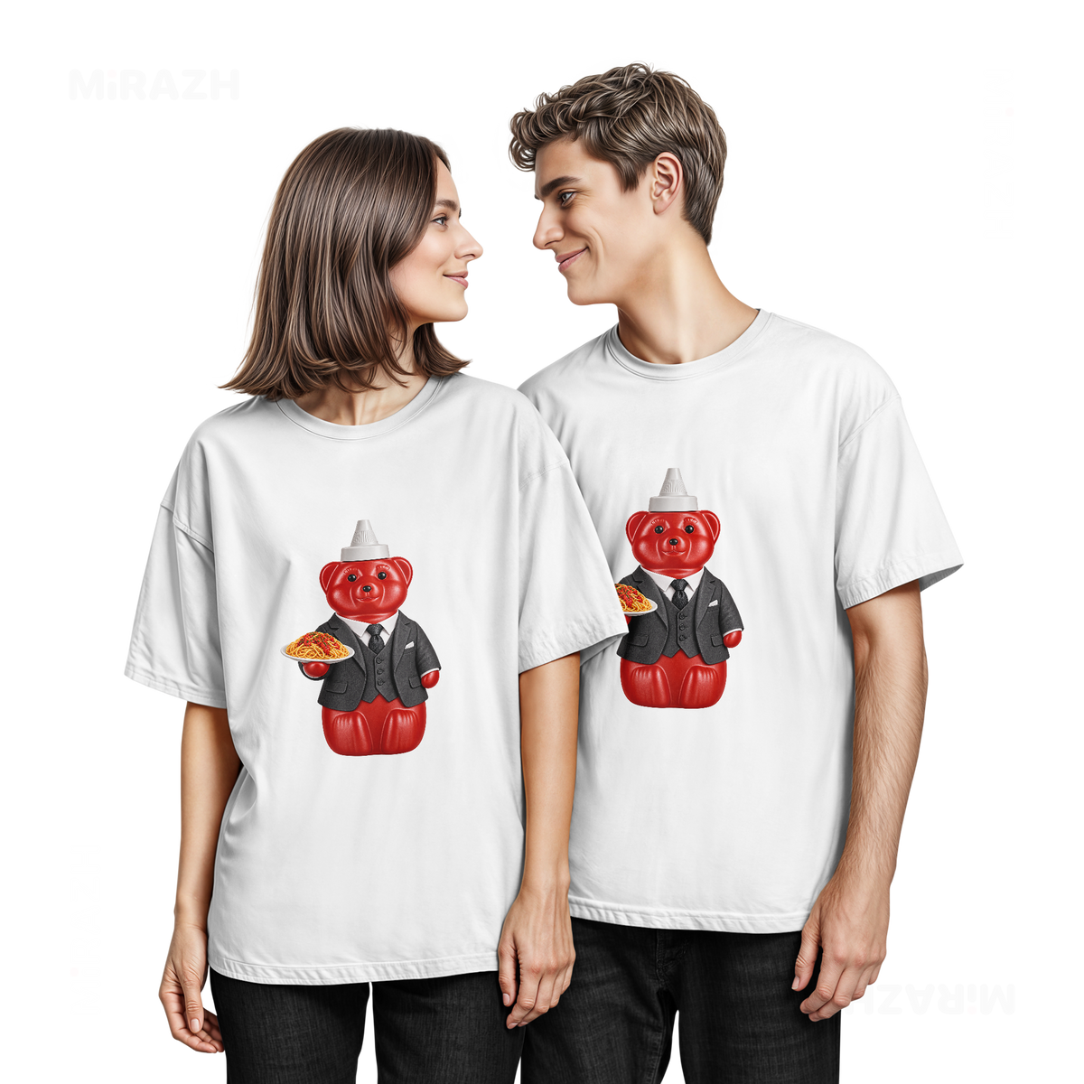 SosKhersiMakaroni Couple T Shirt 05 White