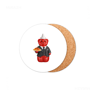 SosKhersiMakaroni High Gloss Coaster 01 Round