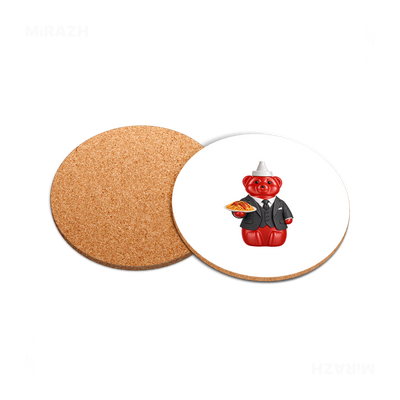 SosKhersiMakaroni High Gloss Coaster 05 Round