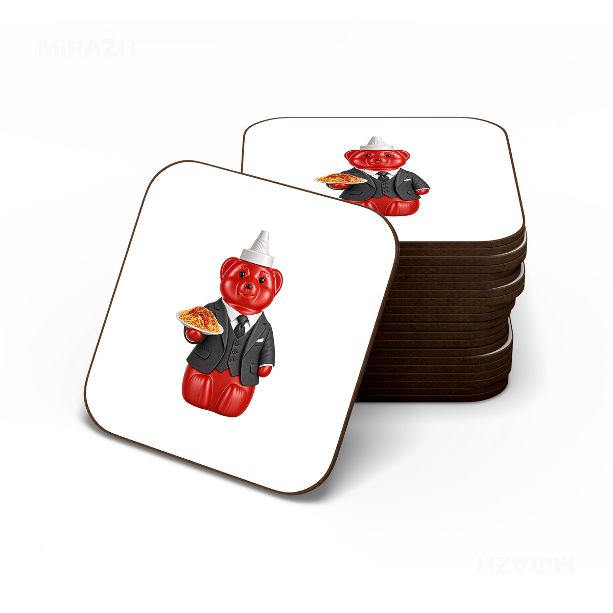 SosKhersiMakaroni Semi Glossy Coaster 06