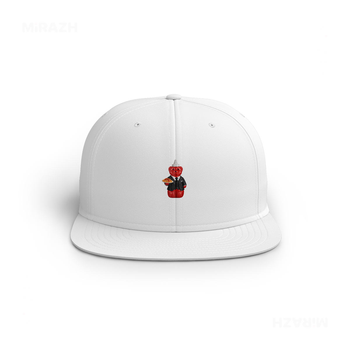 SosKhersiMakaroni Snapback Caps 01 White DTF
