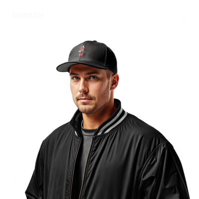 SosKhersiMakaroni Snapback Caps 02 Black DTF