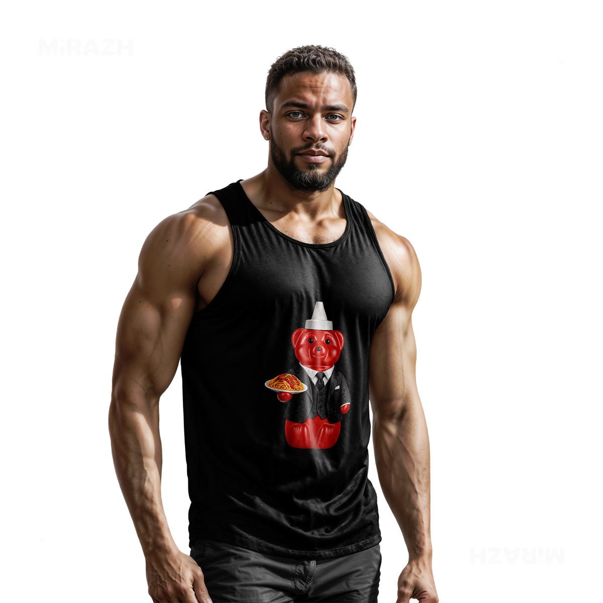 SosKhersiMakaroni Tank Tops 02 Black