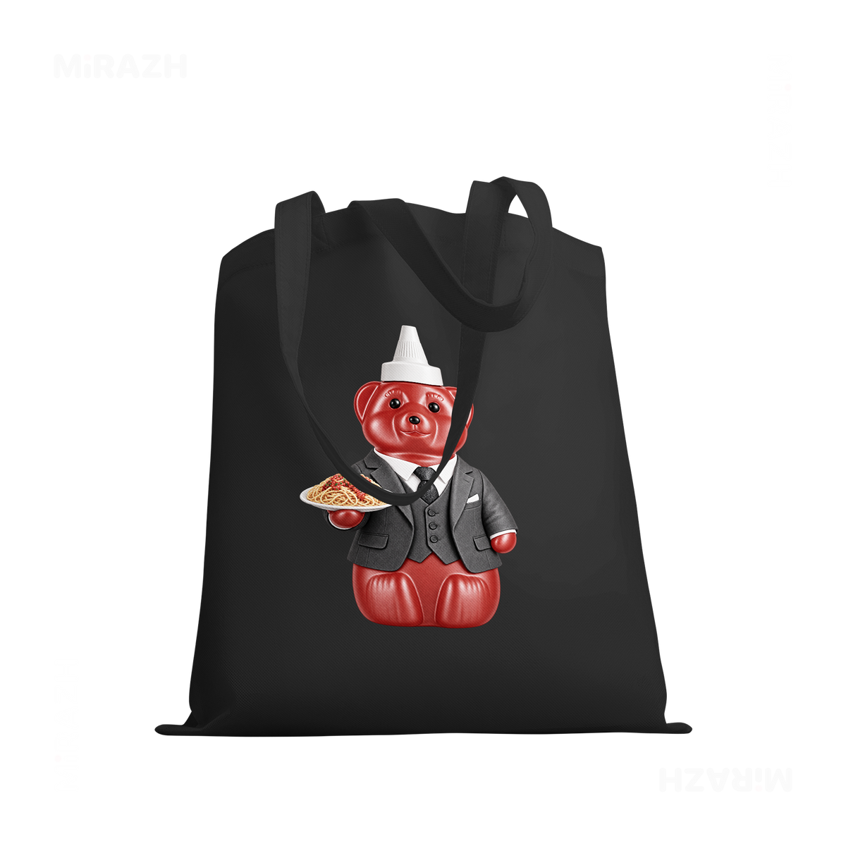 SosKhersiMakaroni Tote Bags 03 Black