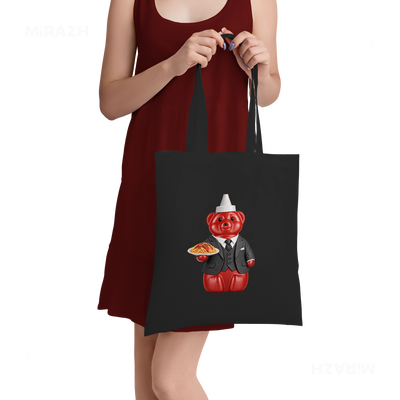 SosKhersiMakaroni Tote Bags 05 Black