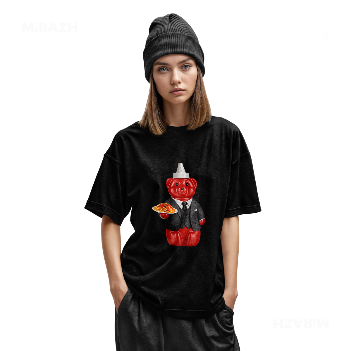 SosKhersiMakaroni Youth T Shirt 02 Black