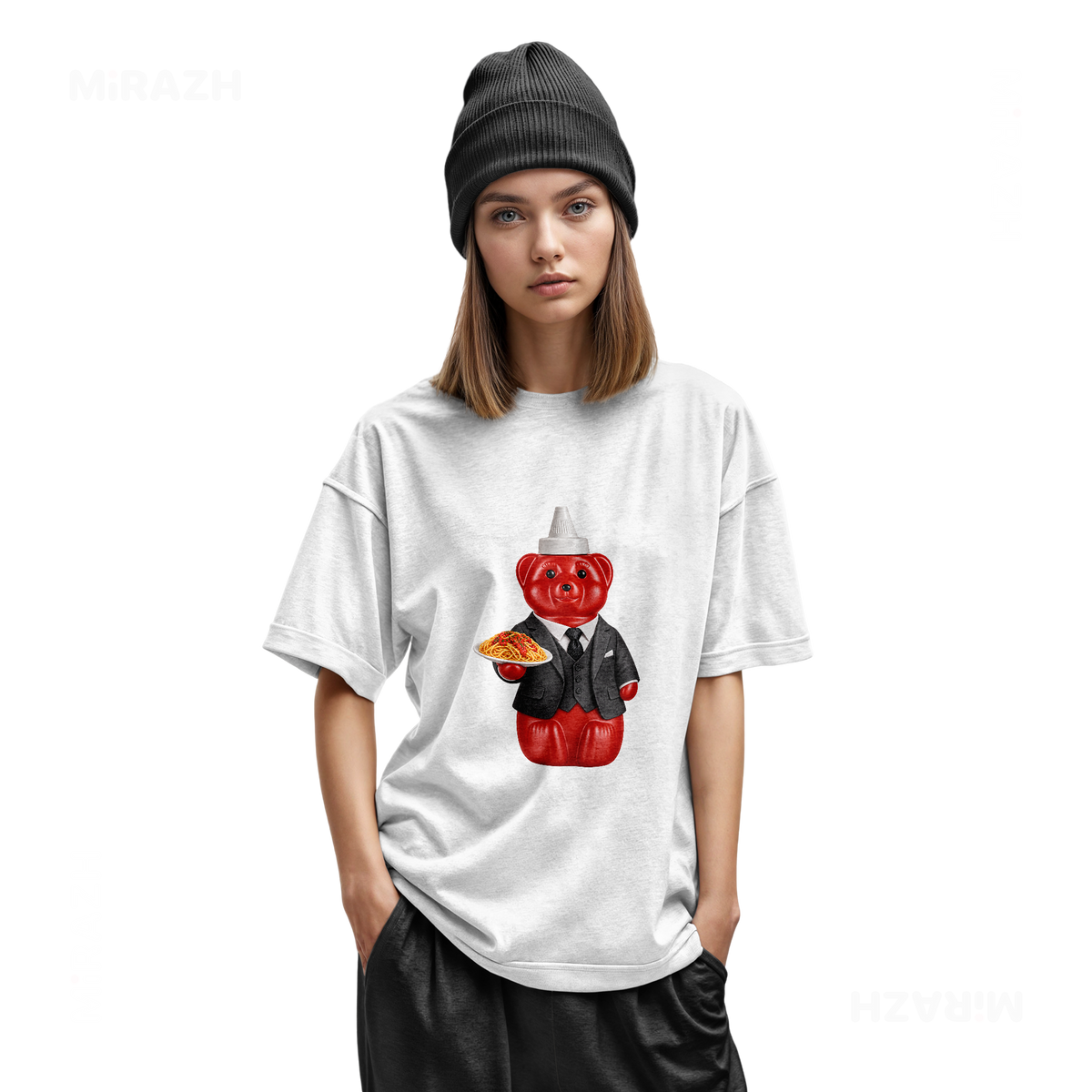 SosKhersiMakaroni Youth T Shirt 02 White