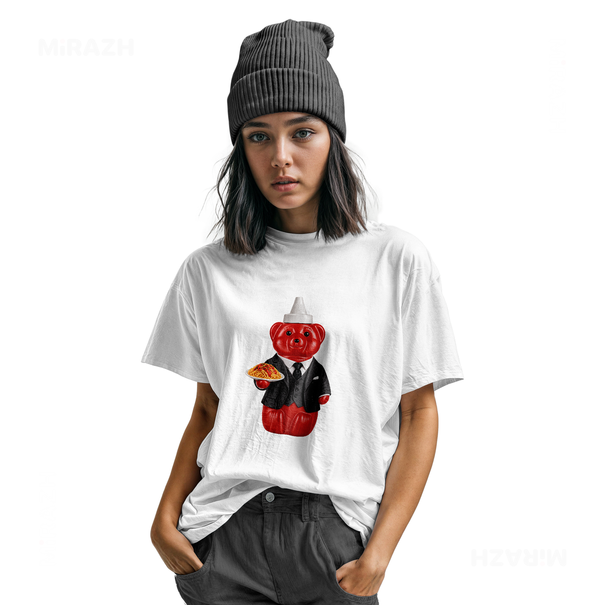 SosKhersiMakaroni Youth T Shirt 04 White