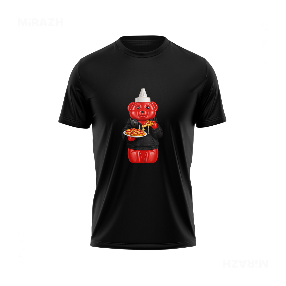 SosKhersiPizza Adult T Shirt 01 Black