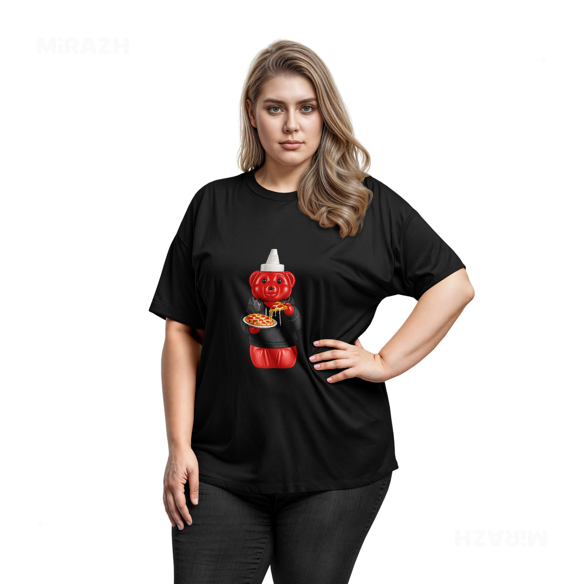 SosKhersiPizza Adult T Shirt 03 Black