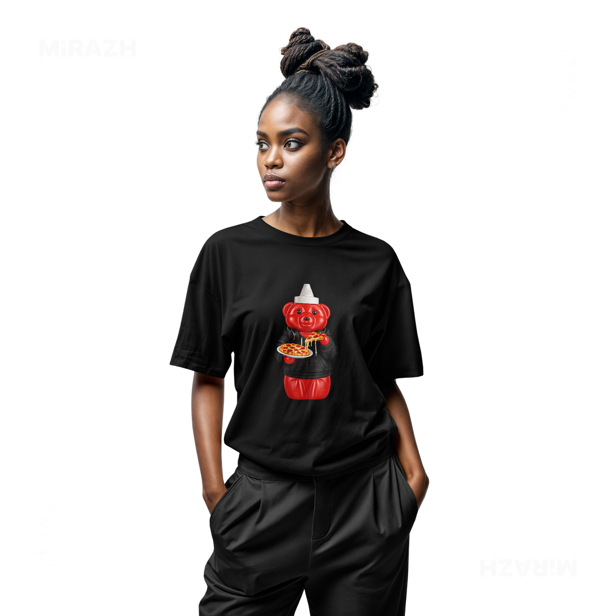 SosKhersiPizza Adult T Shirt 04 Black