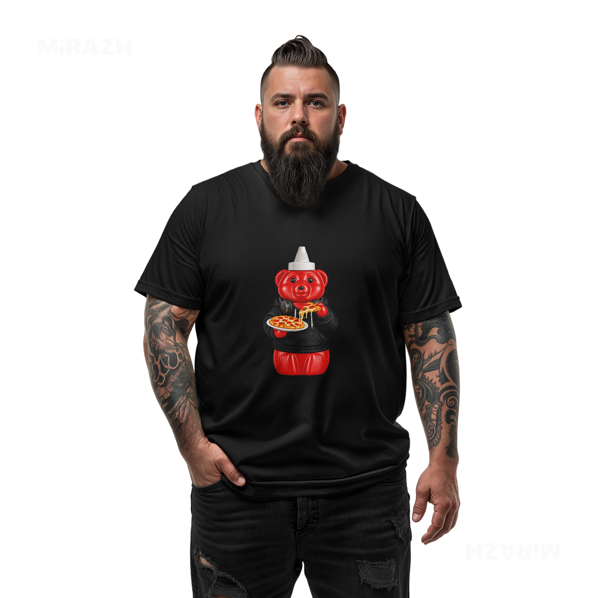 SosKhersiPizza Adult T Shirt 05 Black