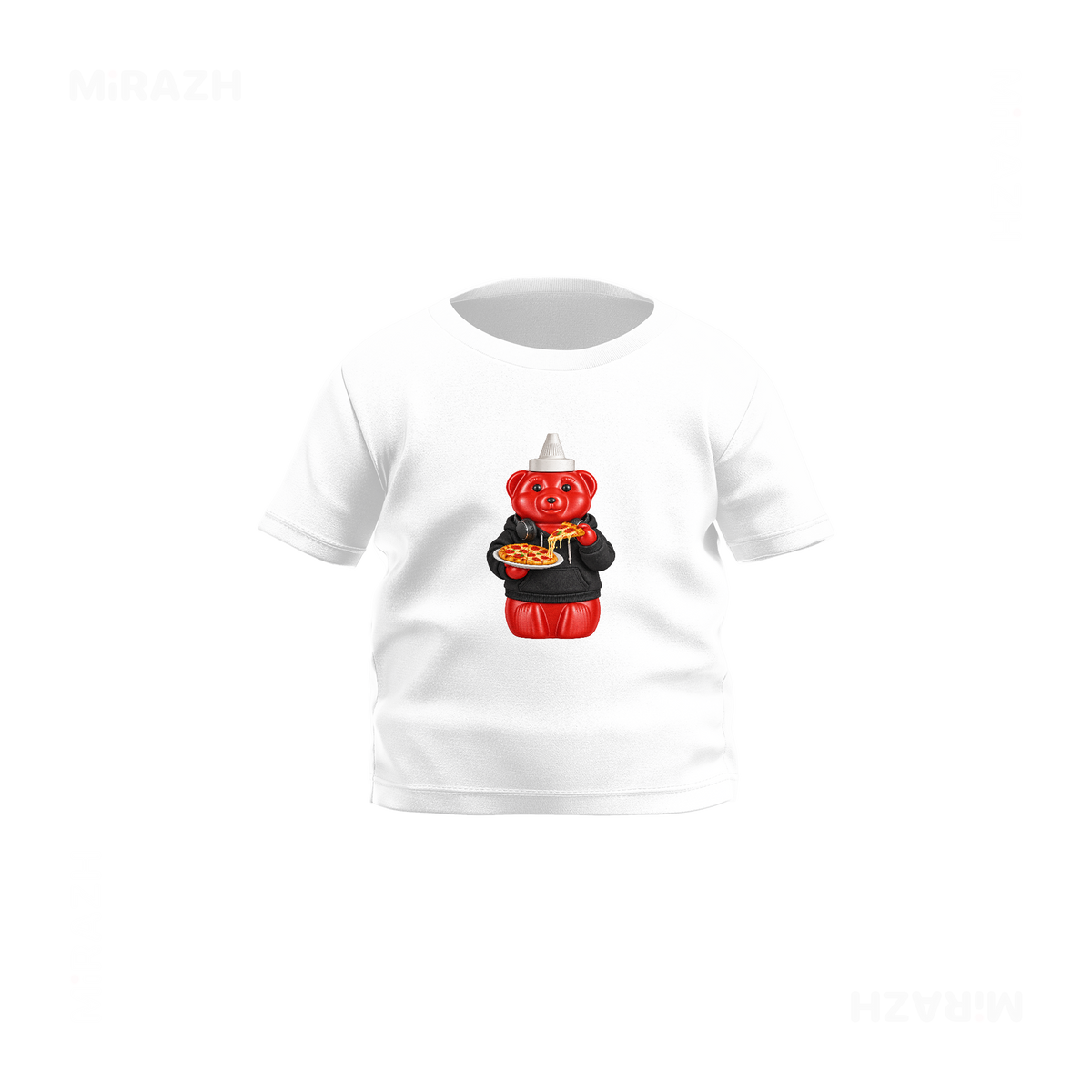 SosKhersiPizza Baby T Shirt 01 White