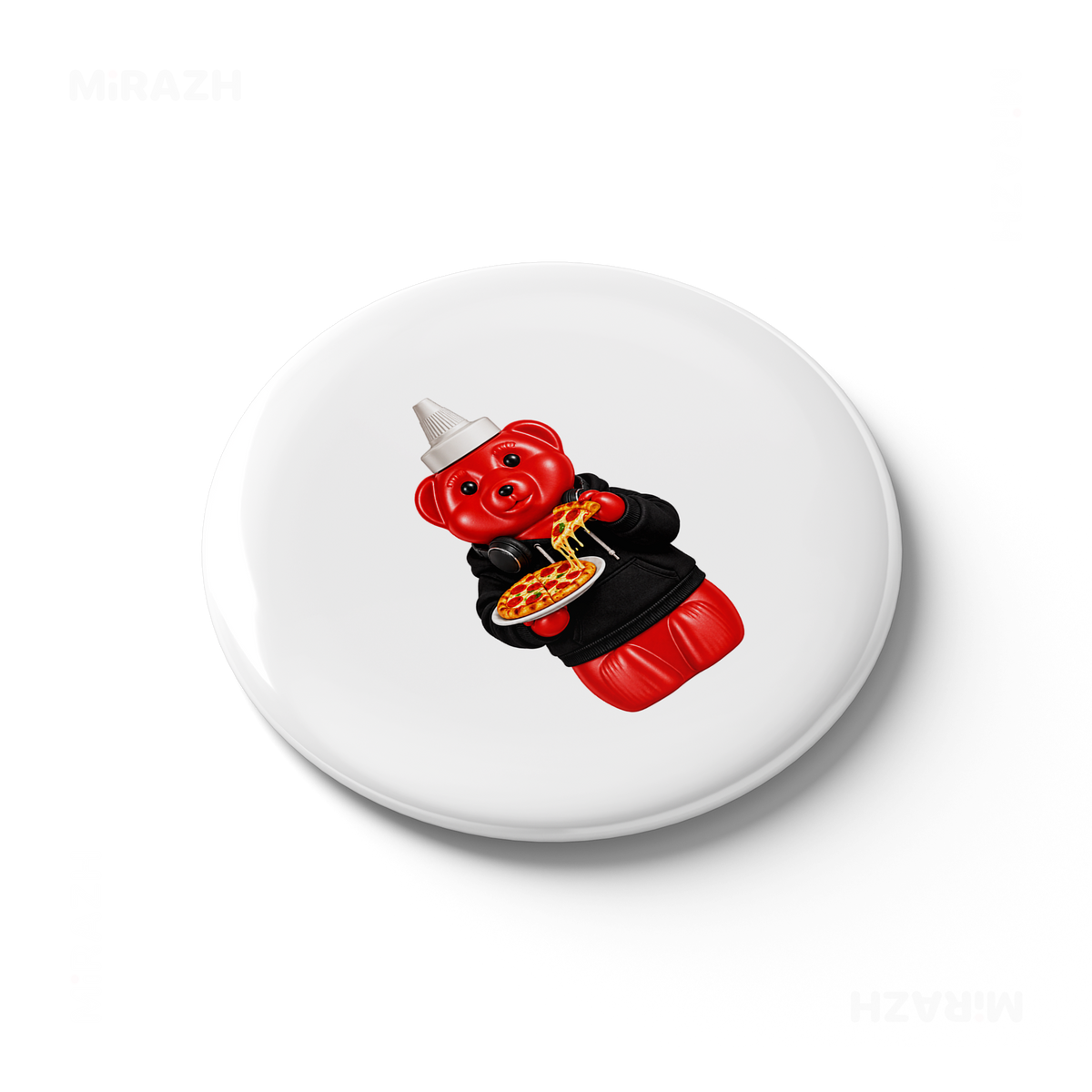 SosKhersiPizza Button Magnet 03 Round